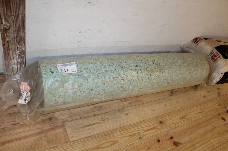 lot 341 image:  thick roll of carpet pad. (New)