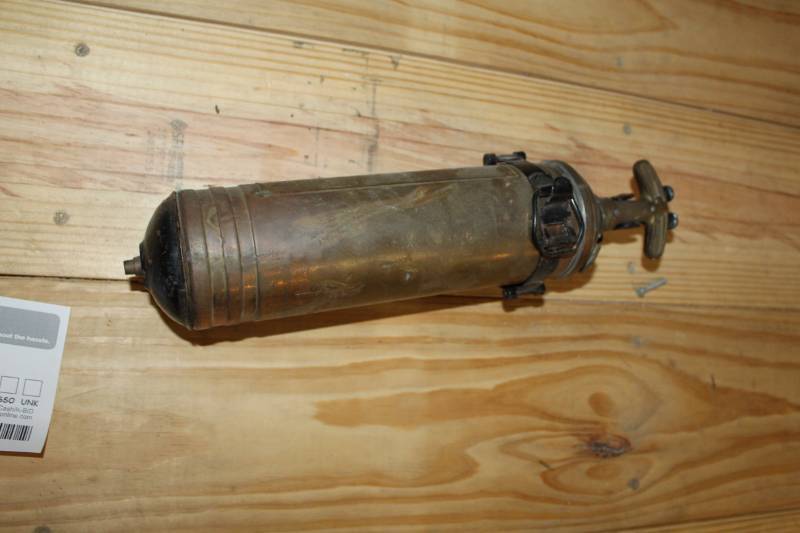 lot 443 image: Antique fire extinguisher