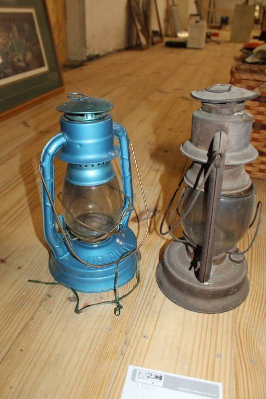 lot 441 image: Antique oil lanterns