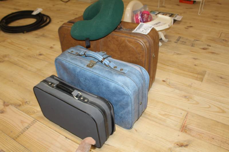 lot 376 image: Luggage and travel neck pillow