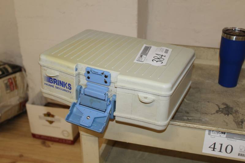 lot 384 image: Brinks Home security fire box with latch