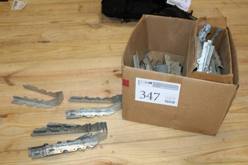 lot 347 image: Construction Joist hangers