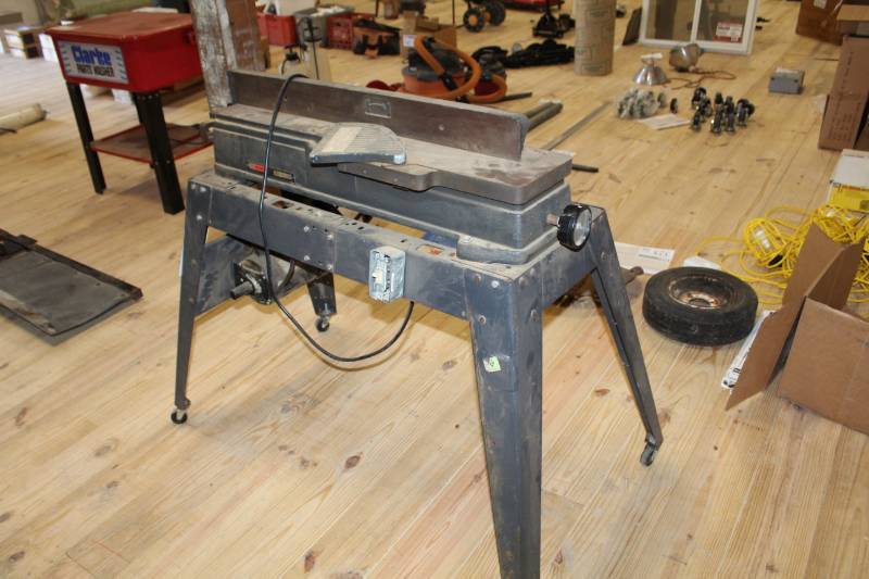 Sears Craftsman wood jointer / planer with stand. 110 volt, Works well. Oak Grove Shop