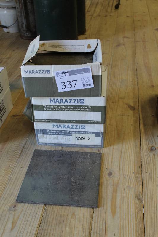 lot 337 image: Ceramic tile, 2-12 boxes (new)