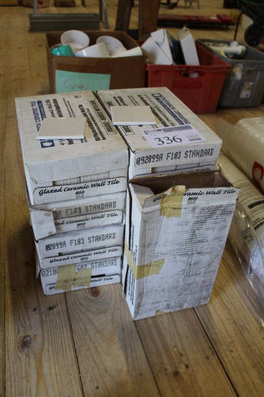 lot 336 image: Ceramic tile, 9 new boxes