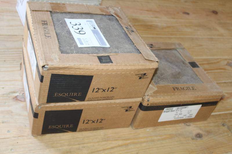 lot 339 image: Ceramic tile, three boxes (new)