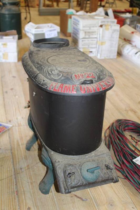 lot 307 image: Flame Universal No22, Restored Antique stove converted to Propane gas. Very well done