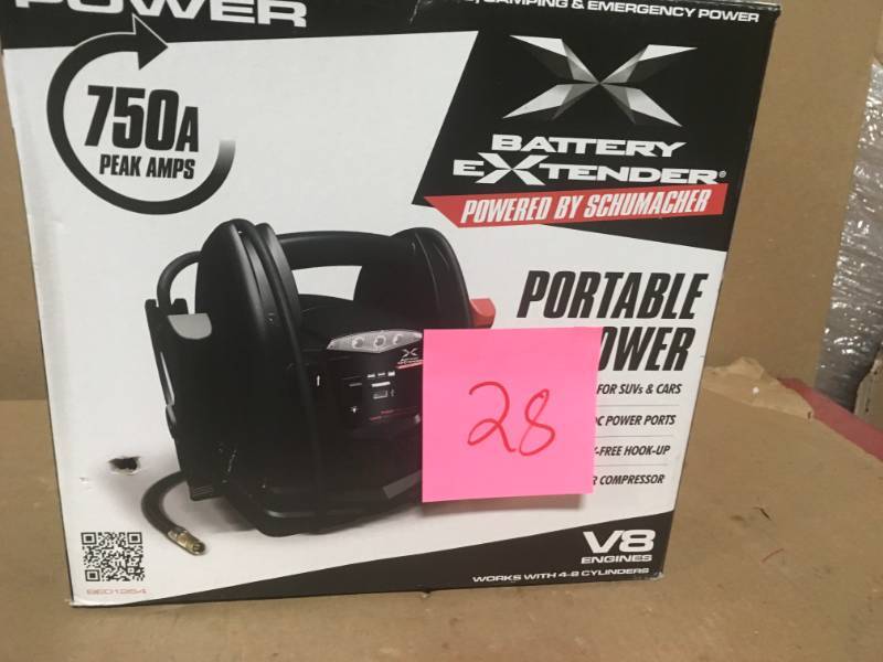 Schumacher Battery Extender 12-Volt, 750 Amp Battery Jump Starter In very good condition