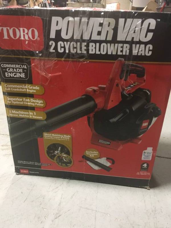Toro 150 MPH 460 CFM 25.4cc 2-Cycle Handheld Gas Leaf Blower Vacuum In very good condition