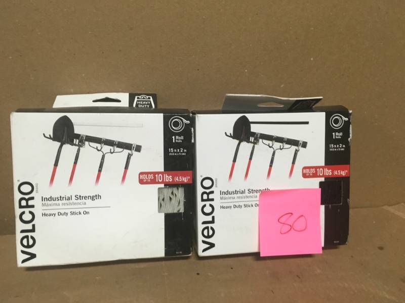 VELCRO Brand 15 ft. x 2 in. Industrial Strength Tape QTY 2 In very good condition