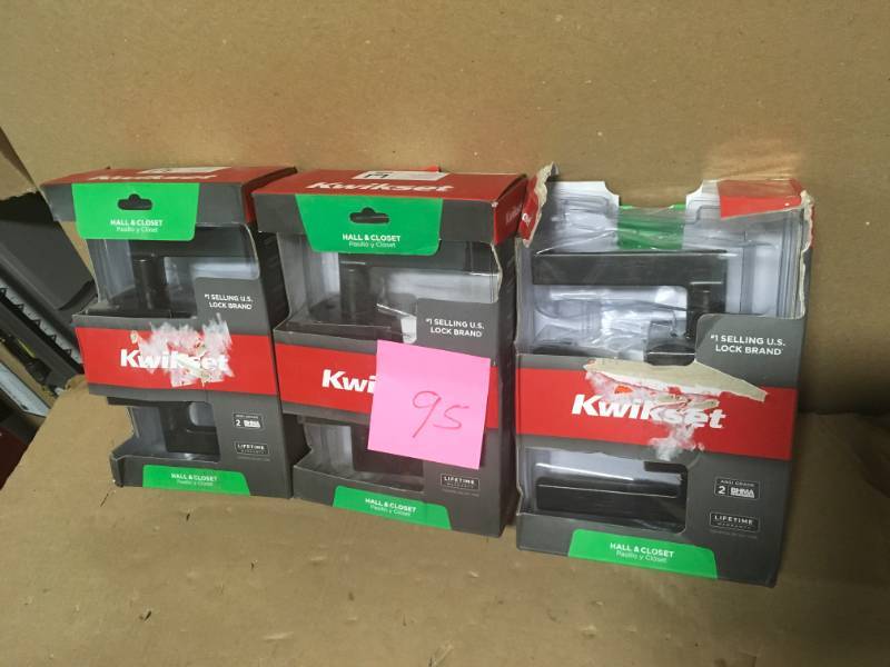 Kwikset Halifax Passage Lever 91540 QTY 3 In very good condition