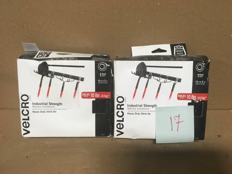 Velcro Industrial Strength 15 x 2 Black Tape QTY 2 not used