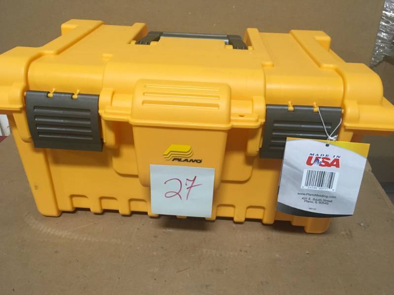 Plano 19 in. Power Tool Box with Tray  very good condition