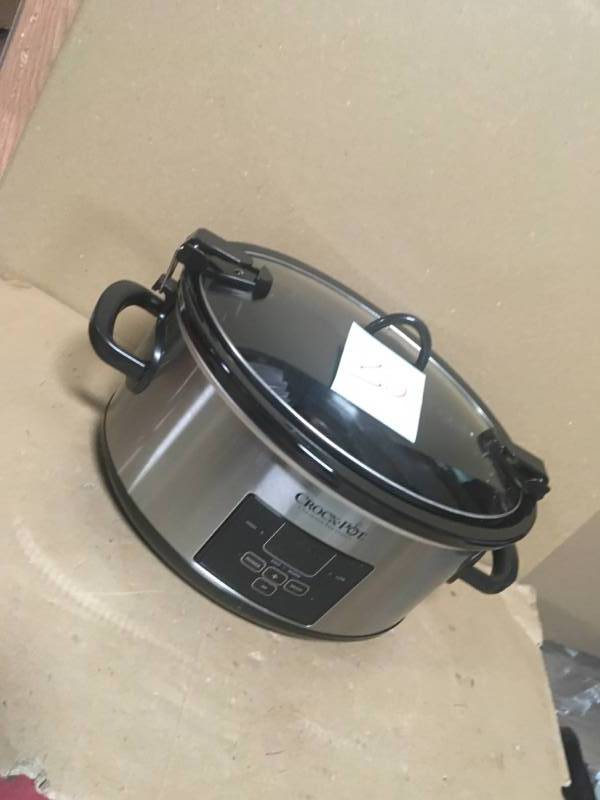 Crock-Pot 7.0-Quart Cook & Carry Programmable Slow Cooker n very good condition