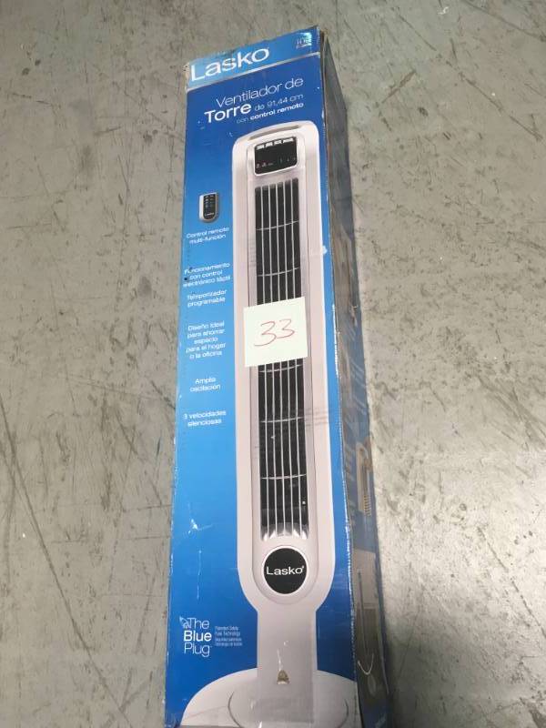 Lasko 36 in. Oscillating Tower Fan  in very good condition