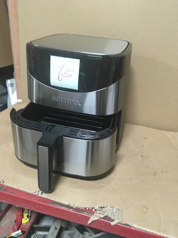 Gourmia 6-qt. Stainless Steel Digital Air Fryer in very good condition