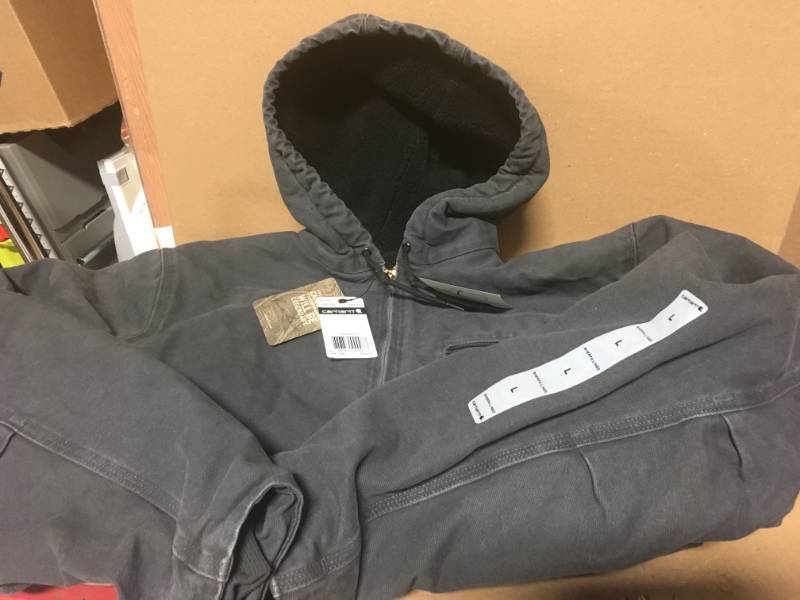 Carhartt Mens Sandstone Sherpa Lined Sierra Jacket L not used