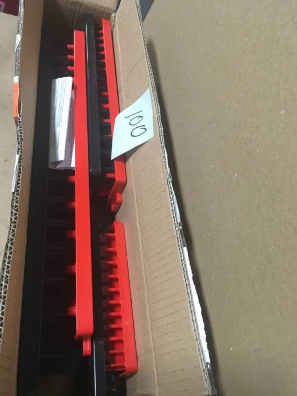 Steel Core 6-Compartment Socket Tray and Small Parts Organizer Set SAEMetric QTY 6 in very good condition