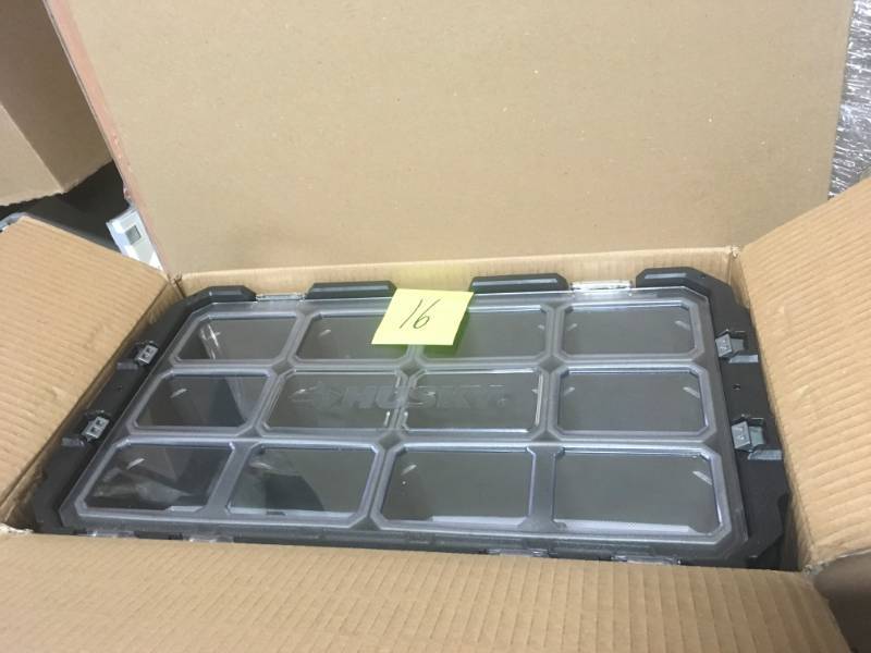 Husky Connect 10-Compartment Small Parts Organizer in very good condition
