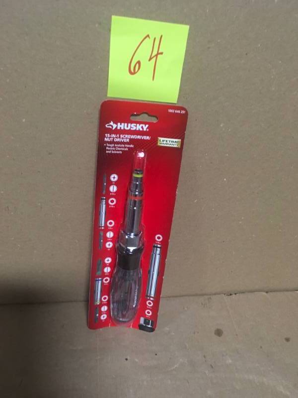 Husky 15-in-1 ScrewdriverNut Driver in very good condition