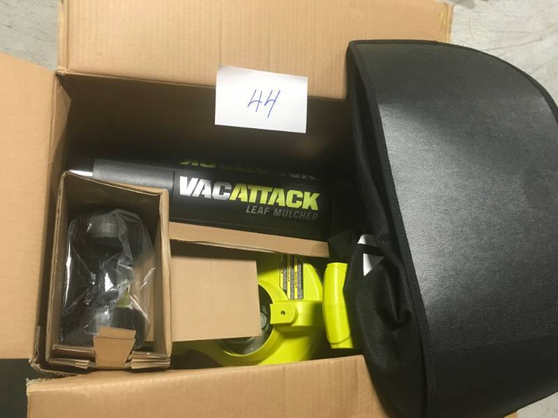 lot 44 image: RYOBI 40-Volt Lithium-Ion Cordless Leaf VacuumMulcher- Battery and Charger Not Included in good condition