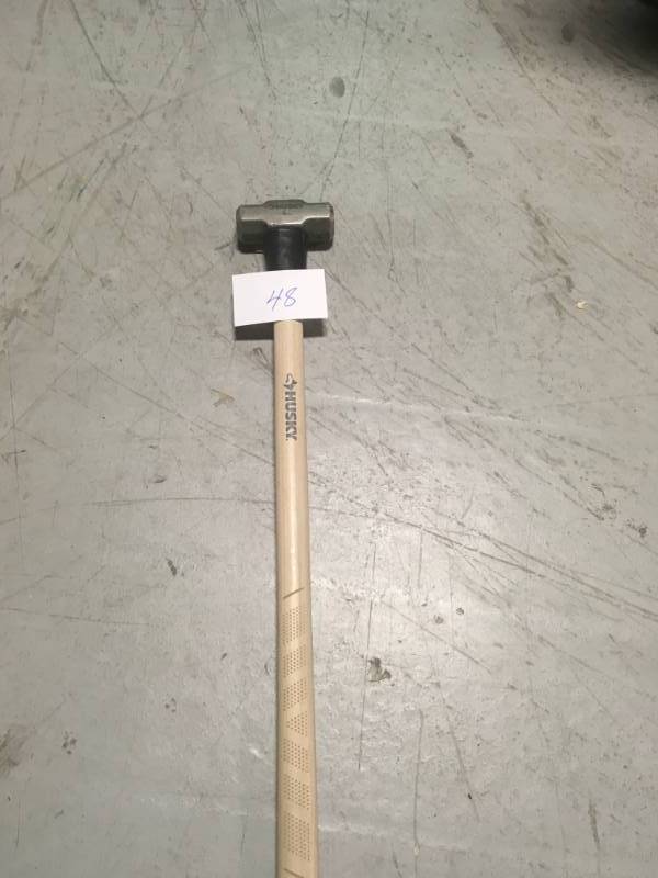 lot 48 image: Husky 6 lb. Sledge Hammer with 36 in. Hickory Handle in good condition