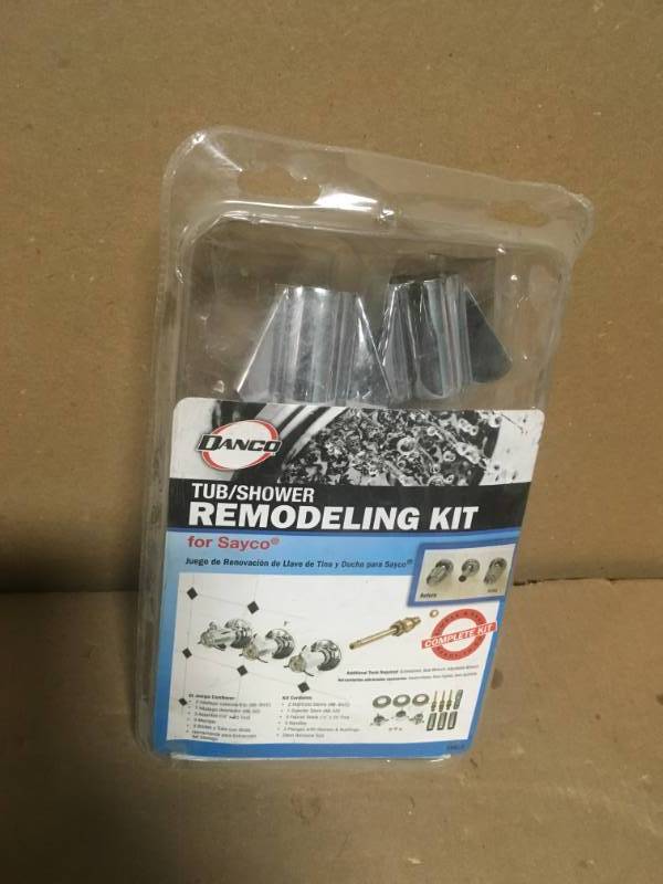 lot 66 image: DANCO TubShower 3-Handle Remodeling Trim Kit for Sayco in Chrome in good condition