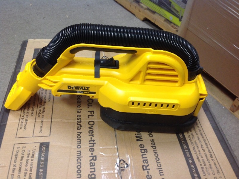 lot 113 image: DEWALT 20-Volt MAX Lithium-Ion 12 Gal. WetDry Portable Vacuum in working conditions