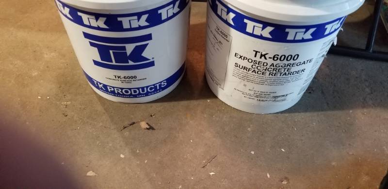 lot 36 image: Lot of (2) TK 6000 Exposed Aggregate Concrete Surface Retarder