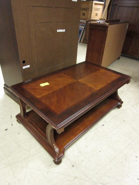 lot 705 image: WOOD COFFEE TABLE