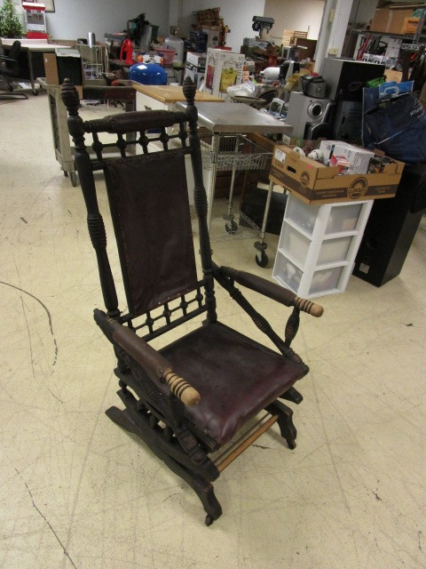 lot 710 image: VINTAGE ROCKING CHAIR