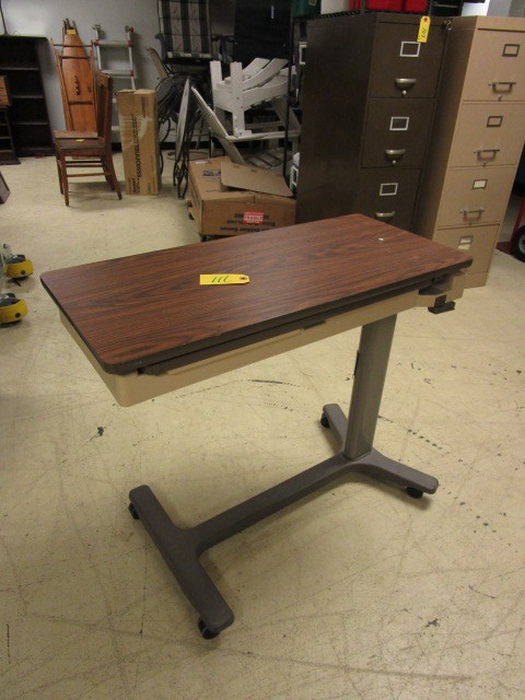 lot 711 image: HILL-ROM OVER-BED TABLE