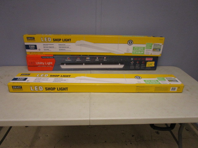 lot 727 image: LED SHOP LIGHTS - NEW