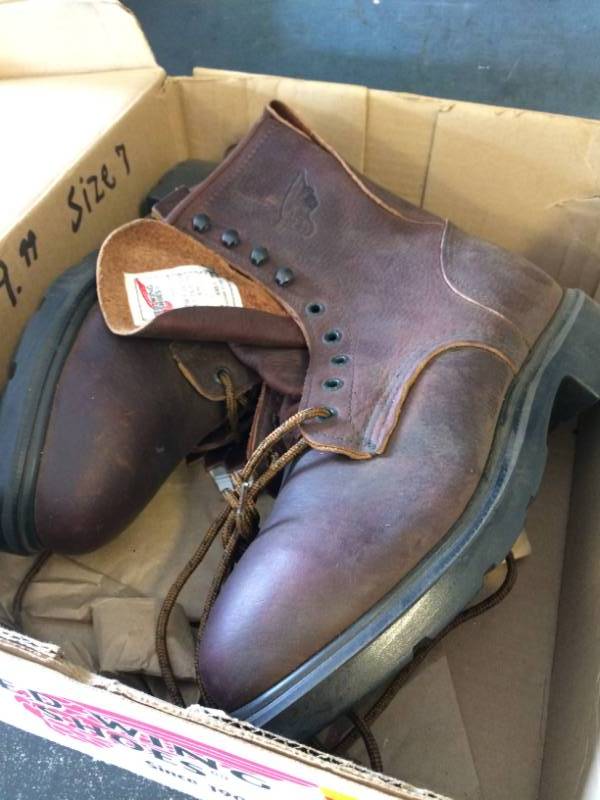Leather Steel-Toe Boots