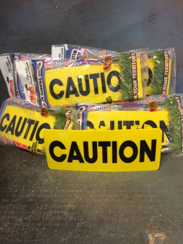 Plastic Caution Signs