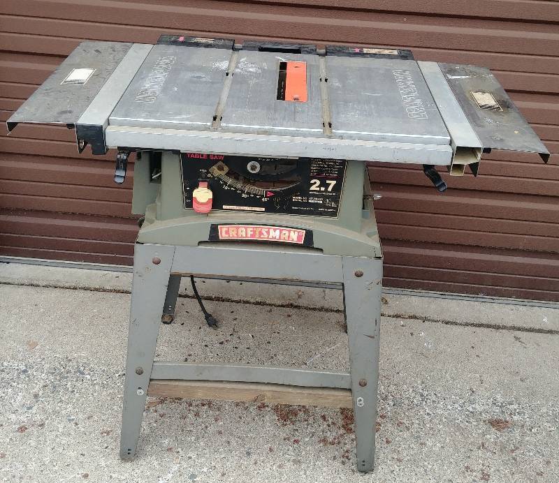 lot 6 image: Craftsman 10 Table Saw