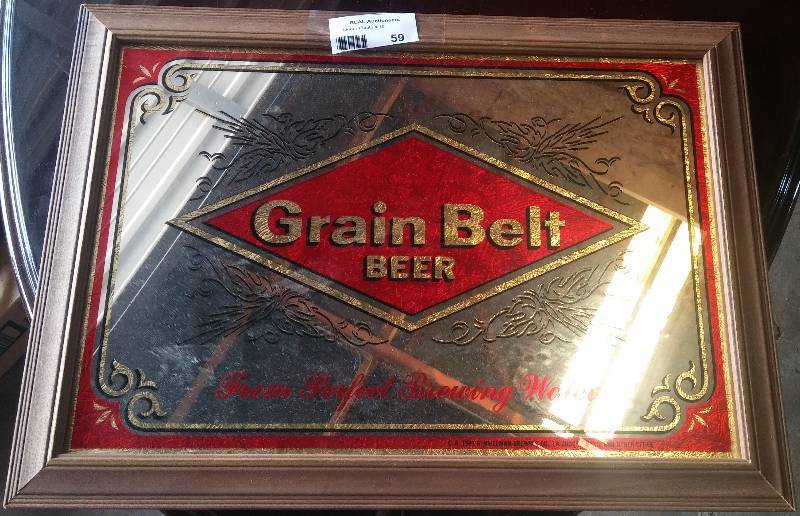 lot 59 image: Grain Belt Beer Signage