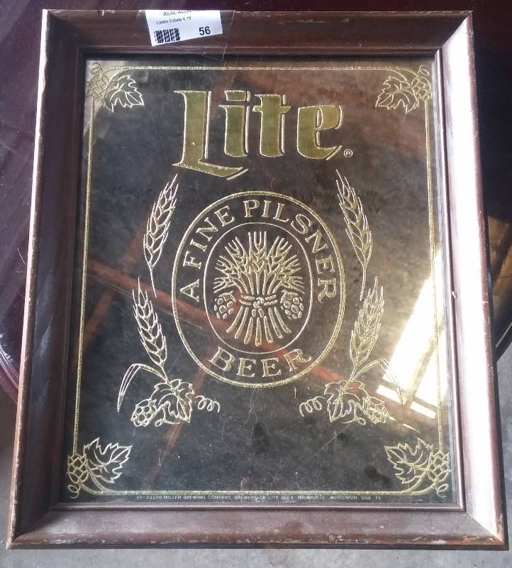 lot 56 image: Miller Lite Signage