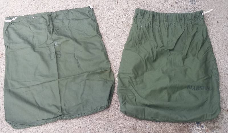 lot 85 image: Authentic U.S. Army Bags