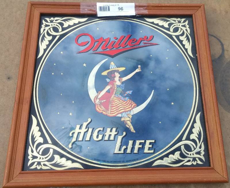 lot 96 image: Miller High Life Signage