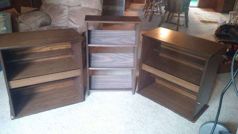 lot 162 image: Set of Media and Book Stands