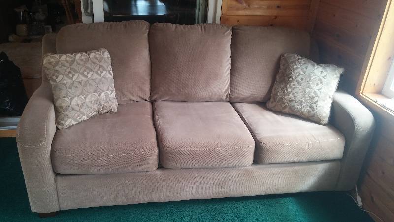 lot 174 image: Couch, Loveseat and Entertainment Stand Collection