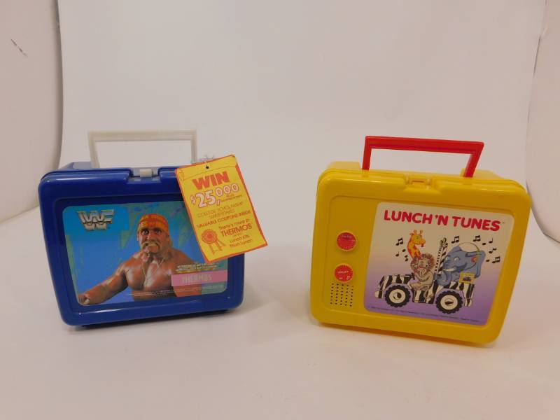 Lot of 2 Vintage Collectible Lunch Boxes