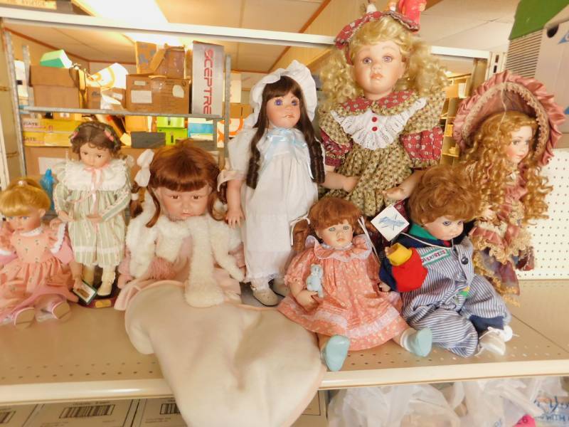 Lot of Collectible Dolls