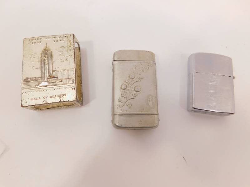 Vintage Lighter, Match Box Holder, Lighter Holder