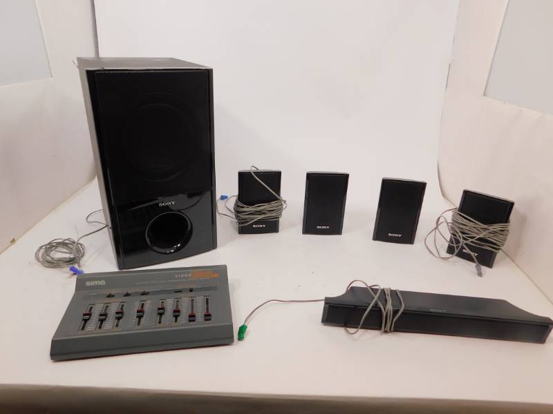 Sony Surround Sound and Simo Mixing Board