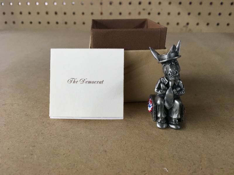 lot 350 image: The Democrat Donkey Figurine