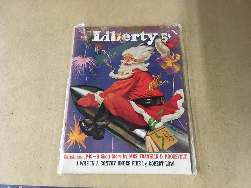 lot 355 image: Liberty Christmas 1940 Magazine
