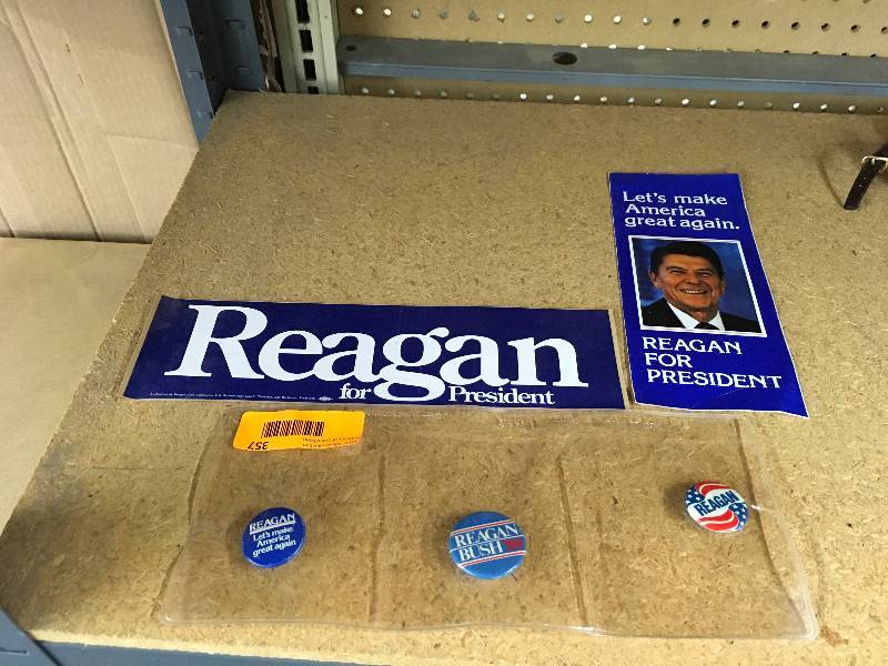 lot 357 image: Reagan For President Memorabilia