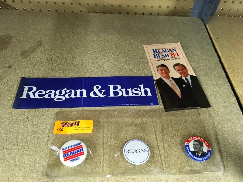 lot 371 image: Regan & Bush Memorabilia